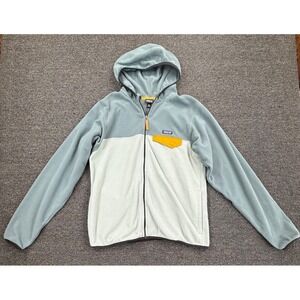 Patagonia Kids Micro D Snap-T Fleece Jacket Gray White Yellow XXL